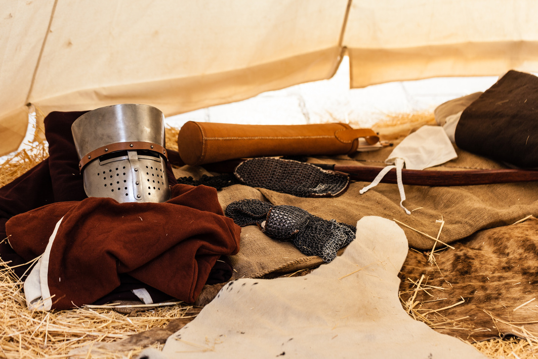 Inside a Crusader'S Tent
